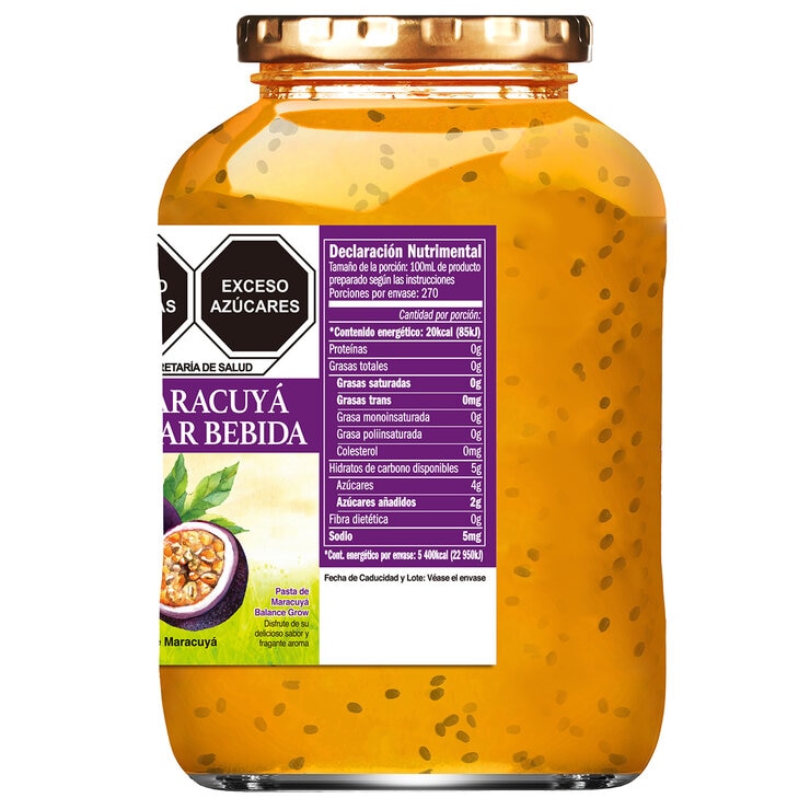 Balance Grow Pasta de Maracuyá para Preparar Bebidas 2 kg — Imagen 3 de 4