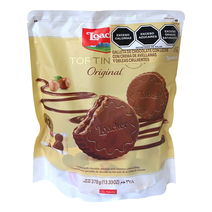 Loacker Tortina Mini Galletas Cubiertas de Chocolate 378 g — Imagen 1 de 4