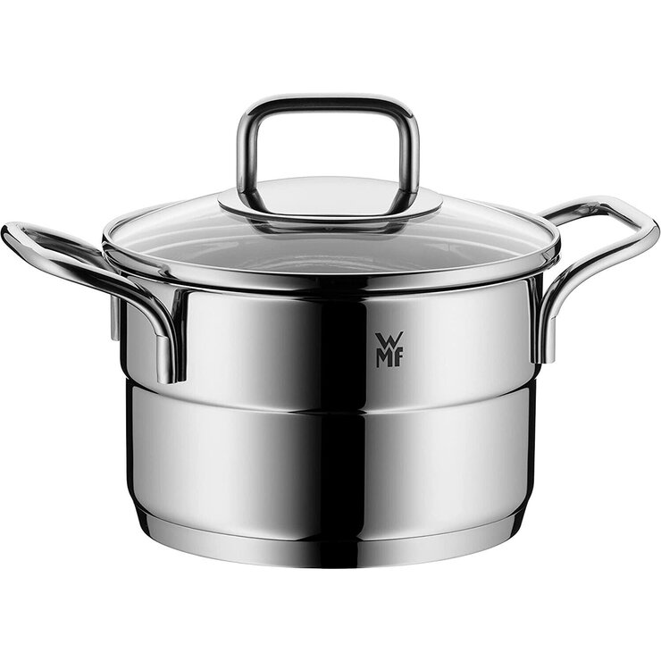 WMF Cacerola Apilable de 16 cm de Acero Inoxidable — Imagen 1 de 3