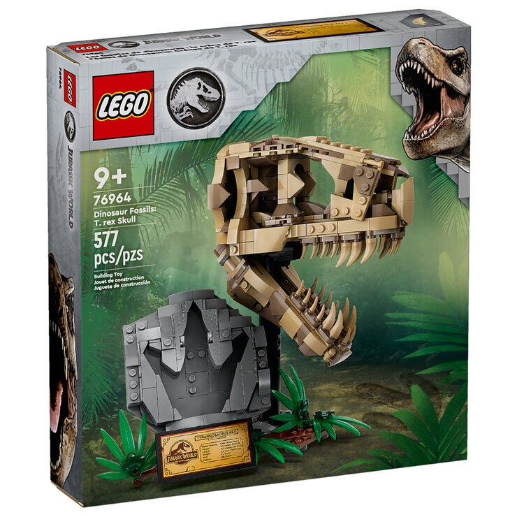 LEGO Jurassic World Fósiles de Dinosaurio: Cráneo de T.Rex — Imagen 2 de 3