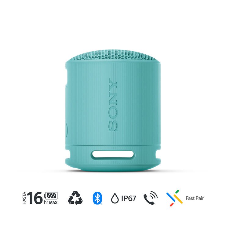 Sony SRS-XB100 Bocina Inalámbrica Portátil Azul — Imagen 3 de 4