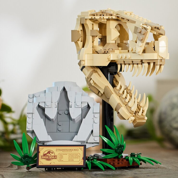 LEGO Jurassic World Fósiles de Dinosaurio: Cráneo de T.Rex — Imagen 3 de 3