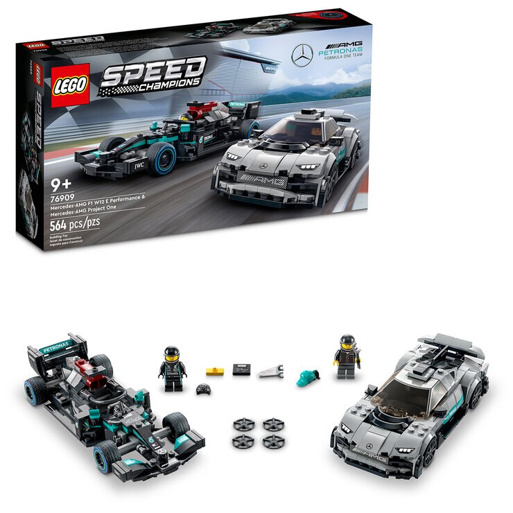 LEGO Speed Champions Mercedes- AMG F1 W12 E Performance y Mercedes- AMG Project One  — Imagen 1 de 4