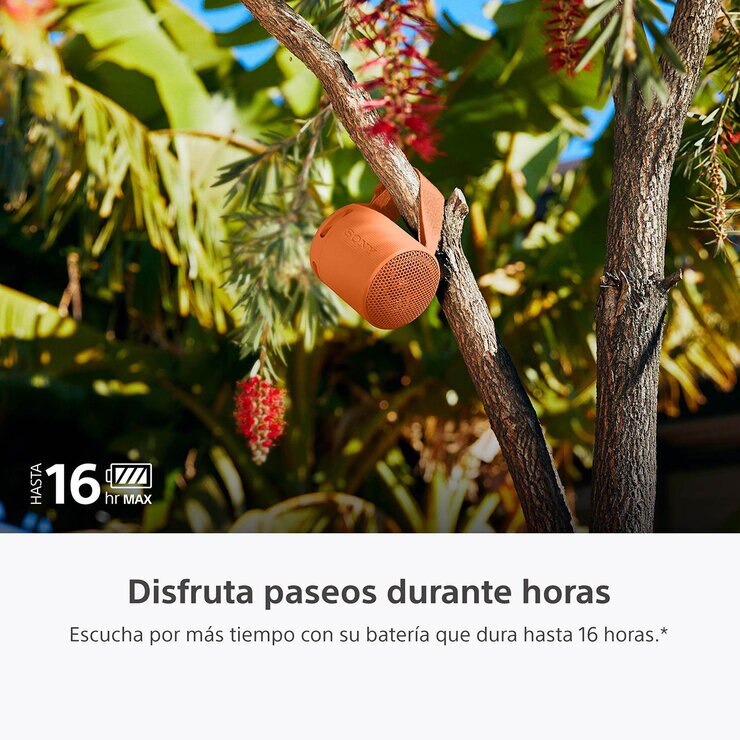 Sony SRS-XB100 Bocina Inalámbrica Portátil Naranja — Imagen 2 de 4