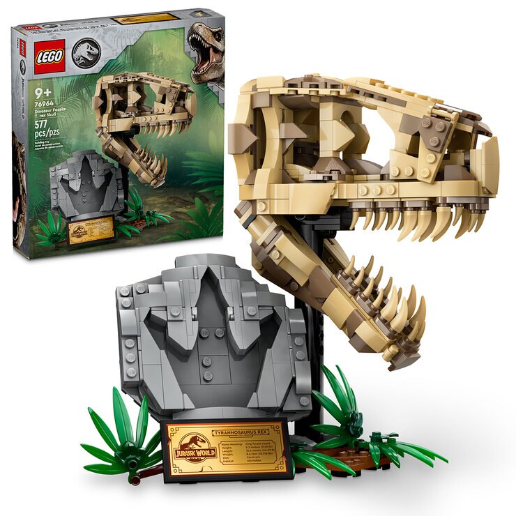 LEGO Jurassic World Fósiles de Dinosaurio: Cráneo de T.Rex — Imagen 1 de 3