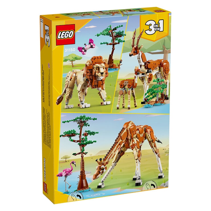 LEGO Creator Safari de Animales Salvajes 3 en 1 — Imagen 3 de 4