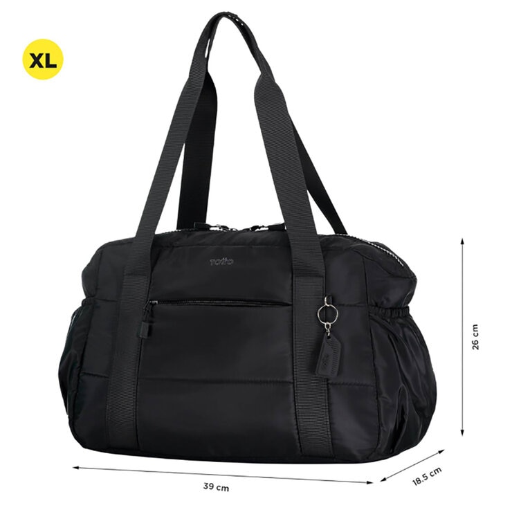 Bolso Fatima con Billetera Adelaide Negro Totto   — Imagen 3 de 4