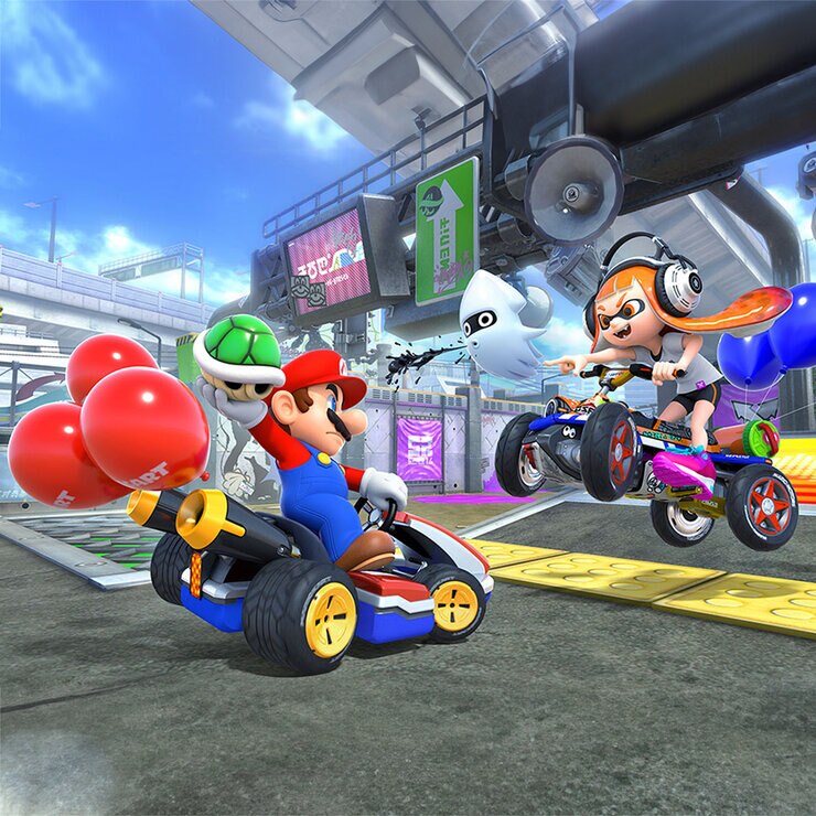 Nintendo Switch Oled Bundle Mario Kart 8 + 3 Meses de Nintendo Online — Imagen 2 de 3