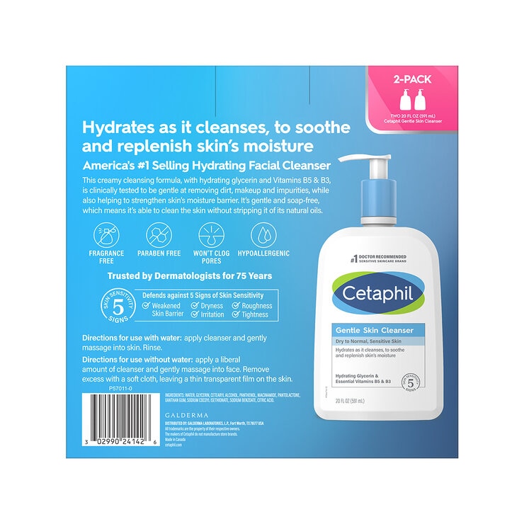Cetaphil Loción Limpiadora 2 pzas  — Imagen 3 de 3