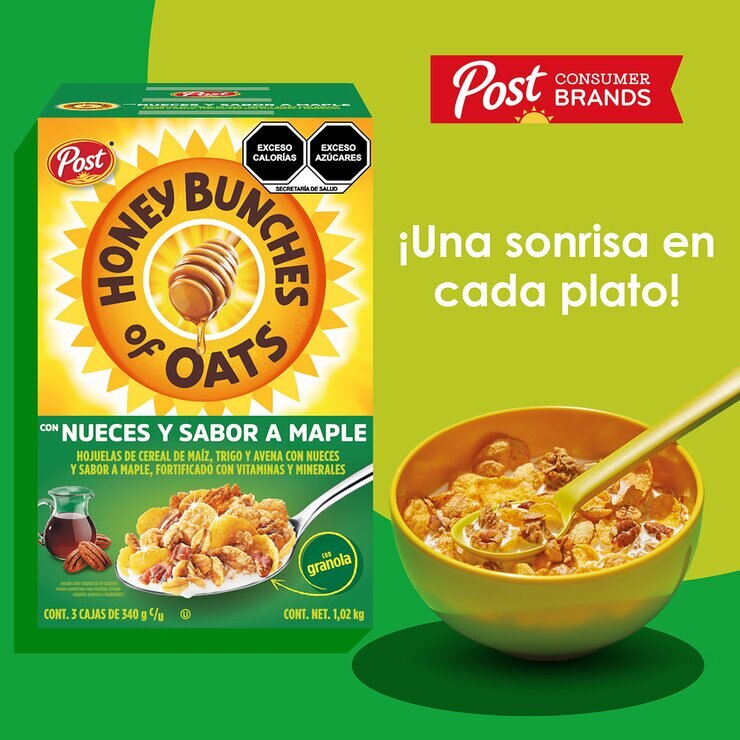Honey Bunches Oats Cereal Sabor Maple 1.02 kg — Imagen 2 de 2