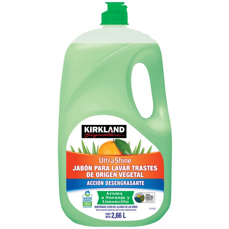 Kirkland Signature Jabón Para Trastes de Origen Vegetal 2.6 l — Imagen 1 de 2