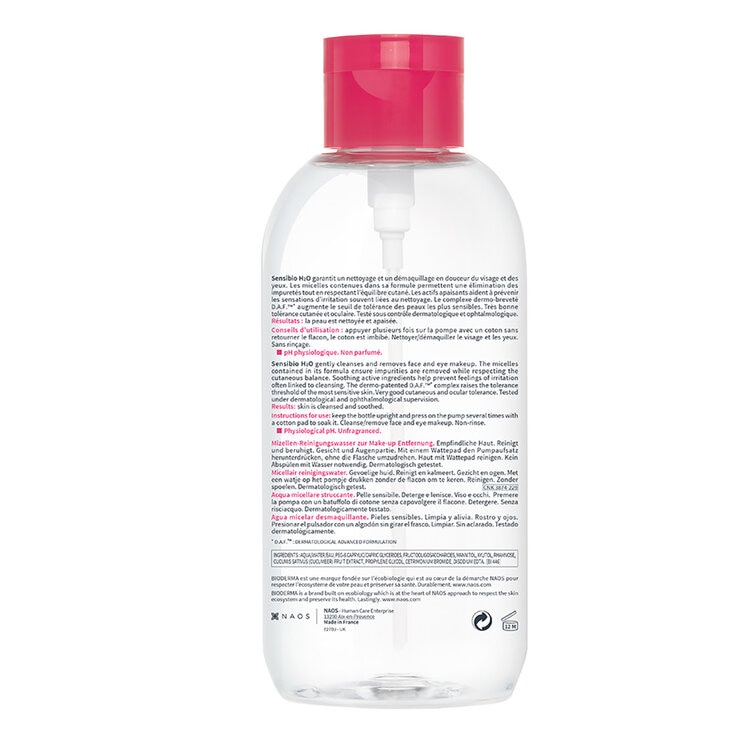 Bioderma Sensibio H2O Agua Micelar Desmaquillante 850 ml — Imagen 2 de 3