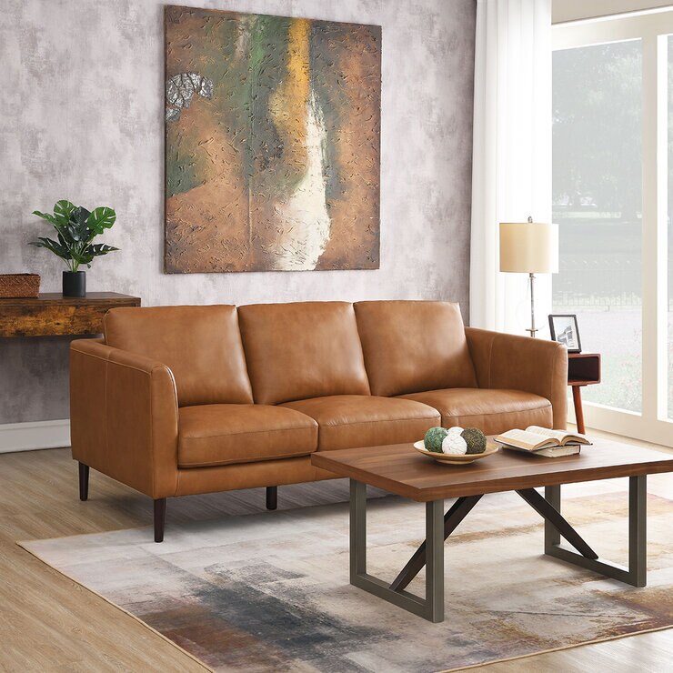 Simon Li Furniture, Sofá de Piel — Imagen 1 de 4