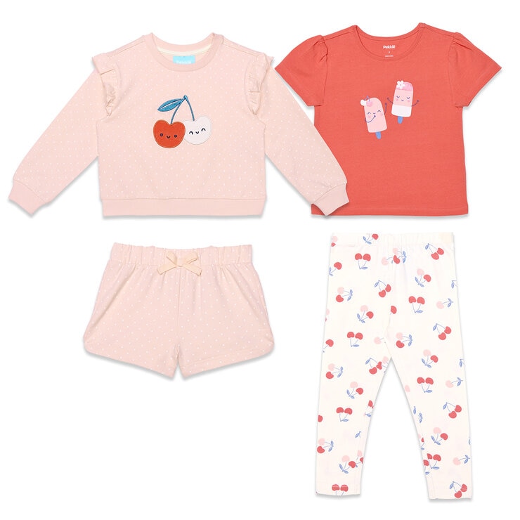 Pekkle Conjunto 4 piezas para Niños y Niñas Varias Tallas y Colores — Imagen 1 de 4
