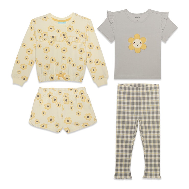 Pekkle Conjunto 4 piezas para Niños y Niñas Varias Tallas y Colores — Imagen 4 de 4