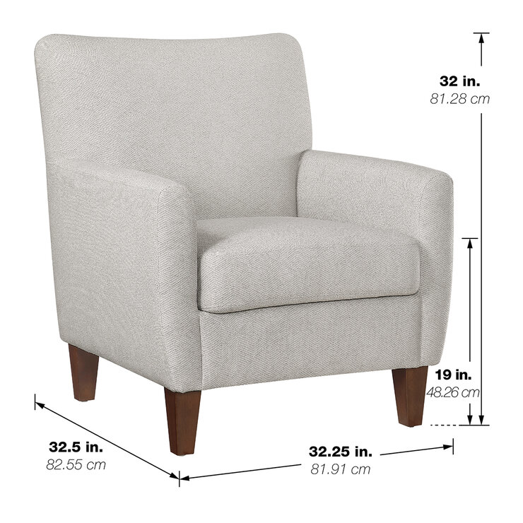 Avenue Six, Sillón Decorativo de Tela  — Imagen 3 de 4