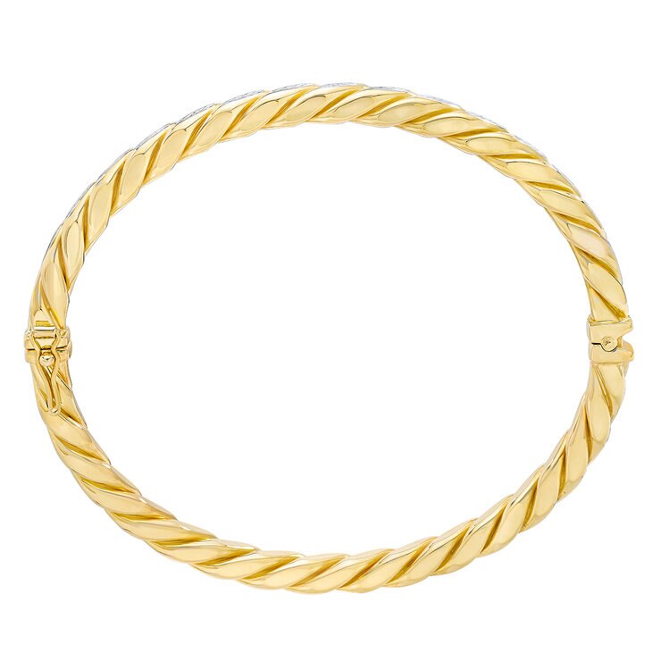 Pulsera, Oro Dos Tones de 14K — Imagen 4 de 4