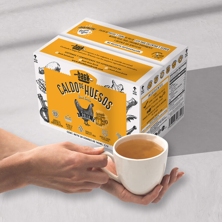 Baak Caldo de Huesos 28 pzs de 140 ml — Imagen 2 de 4