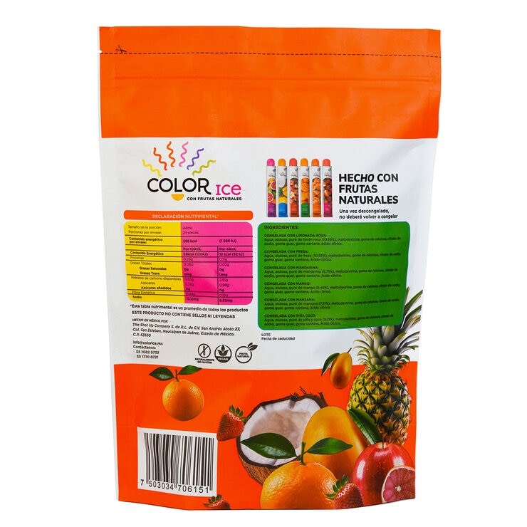 Color Ice Congeladas de Frutas 24 pzs de 44 ml — Imagen 4 de 4