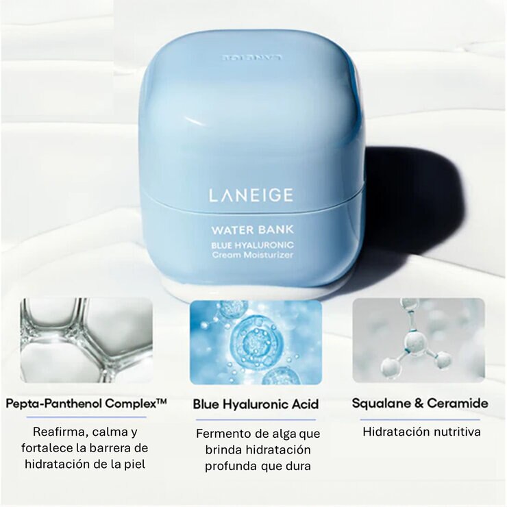 Laneige Crema Hidratante Waterbank Blue Ácido Hialurónico 50ml — Imagen 3 de 4
