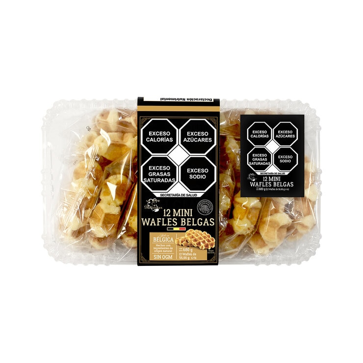 Le Chic Patissier Wafles Belgas 12 pzs de 56.6 gr — Imagen 1 de 3