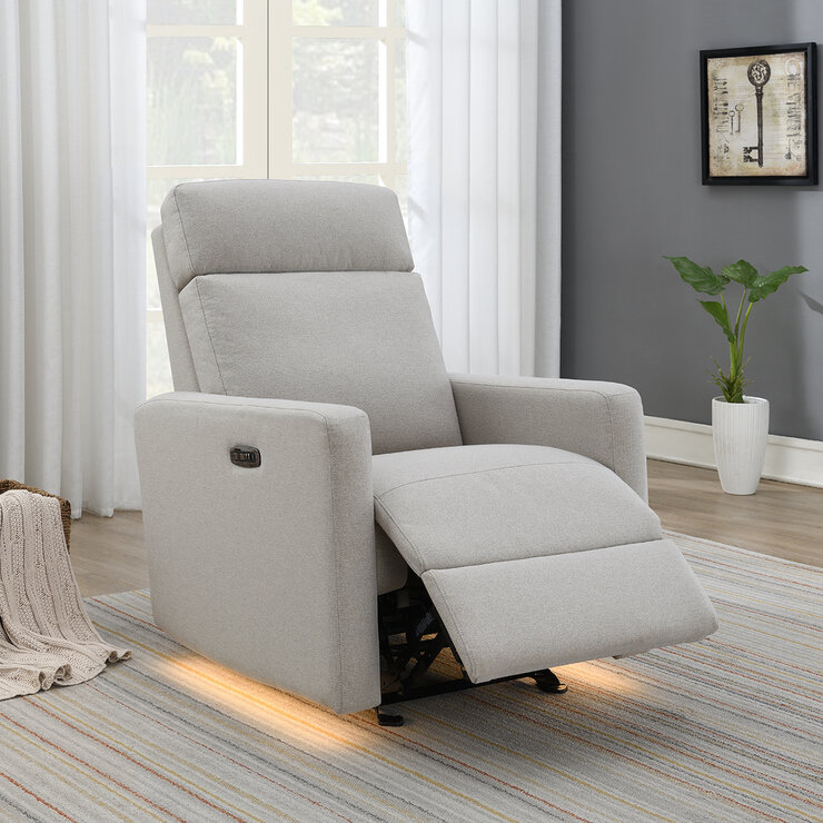 Synergy Home, Sillón Reclinable de Tela con Sistema Eléctrico — Imagen 3 de 4