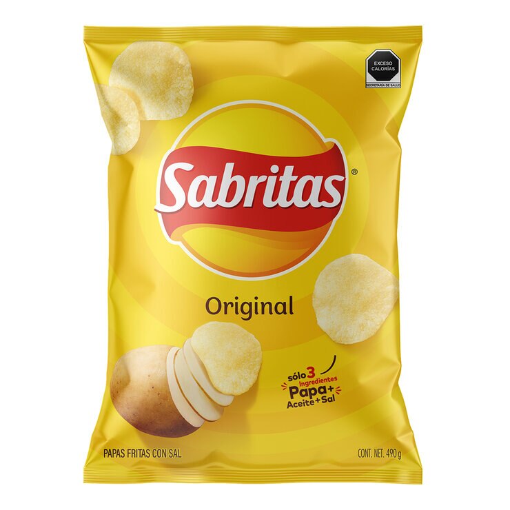 Sabritas Papas Original Super Size 490 g — Imagen 4 de 4