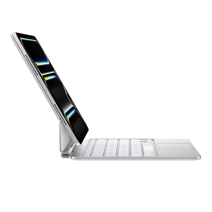 Apple Magic Keyboard para el iPad Pro de 11 pulgadas (M4) - Español (América Latina) Blanco — Imagen 4 de 4