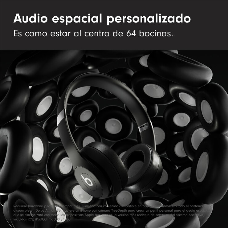 Apple Beats Solo 4 Negro — Imagen 4 de 4