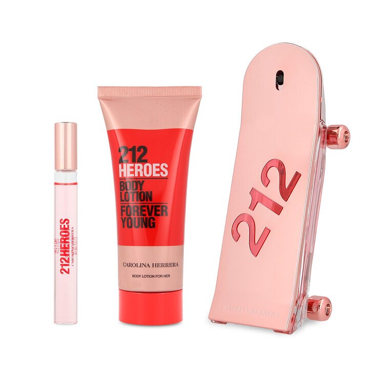 Carolina Herrera 212 Heroes Set de 3 Pzas — Imagen 1 de 3
