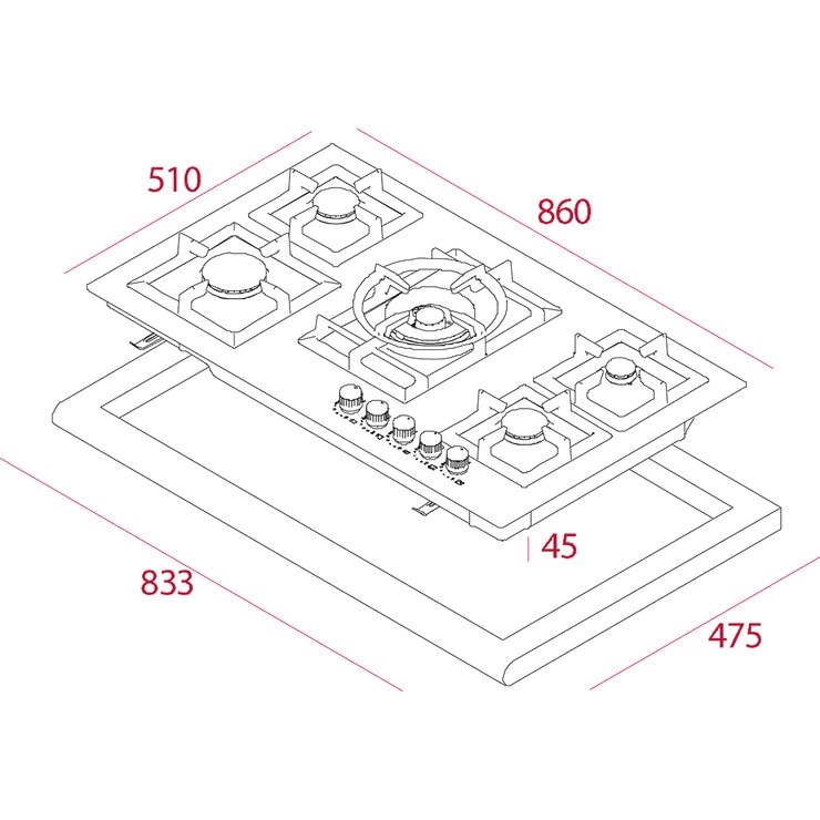 Teka Parrilla de Gas 6 Quemadores — Imagen 3 de 3