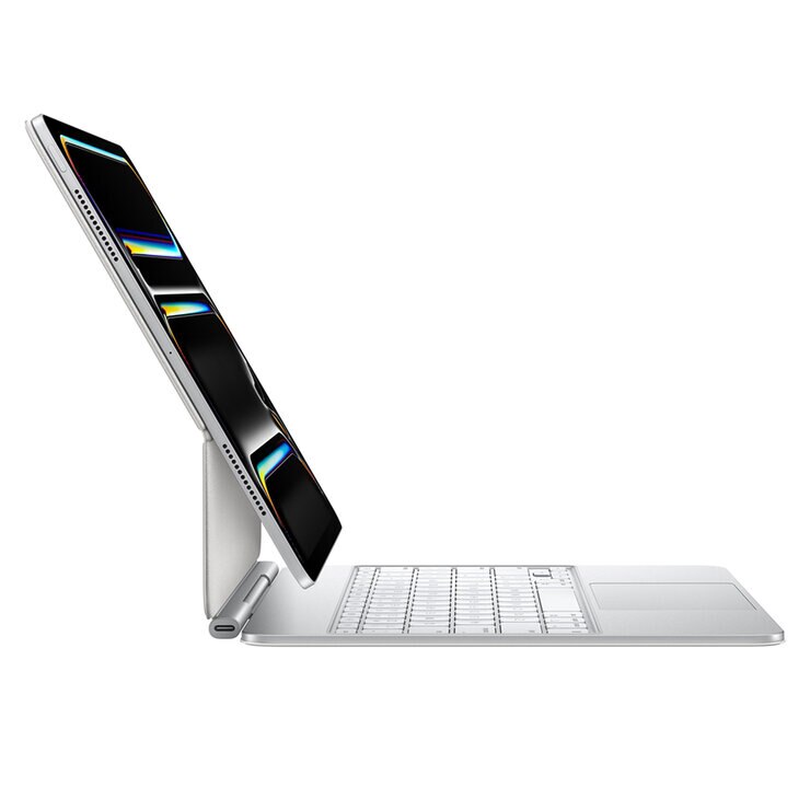 Apple Magic Keyboard para el iPad Pro de 13" (M4) - Español (América Latina) Blanco — Imagen 3 de 4