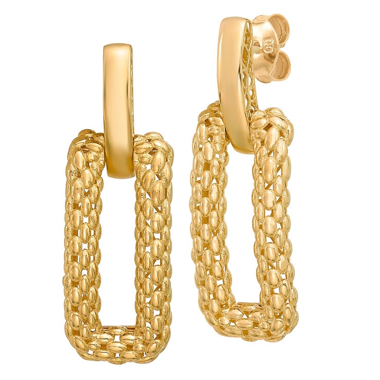 Aretes, Oro Amarillo de 14K — Imagen 1 de 4