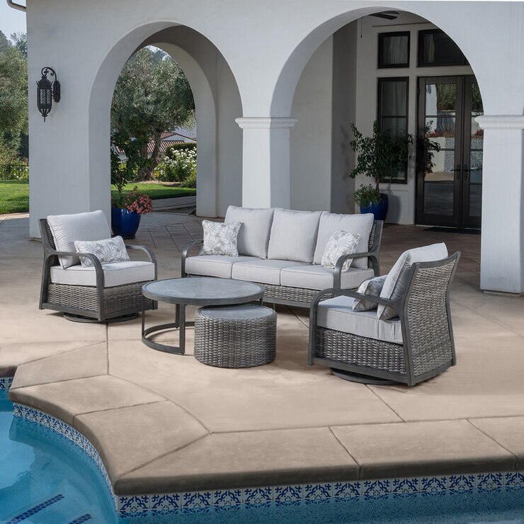 SunVilla, Juego de patio para exteriores de 5 piezas Andres — Imagen 1 de 4