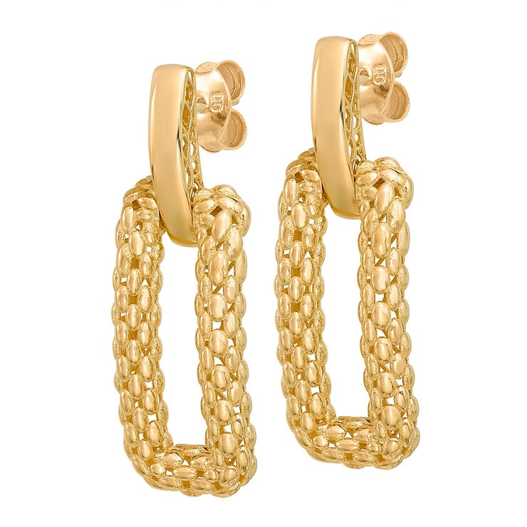Aretes, Oro Amarillo de 14K — Imagen 2 de 4