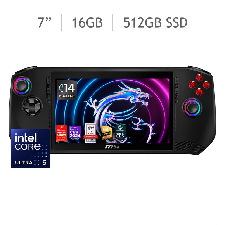MSI Claw A1M Consola Portátil 7" Full HD Intel Core Ultra 5 16GB 512GB SSD — Imagen 1 de 4