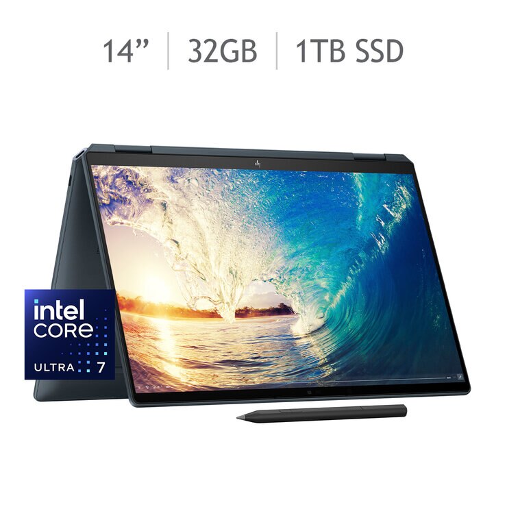 HP Spectre x360 14-eu0000la 14" 2.8K OLED Intel Core Ultra 7 32GB 1TB SSD + Stylus Pen — Imagen 1 de 4