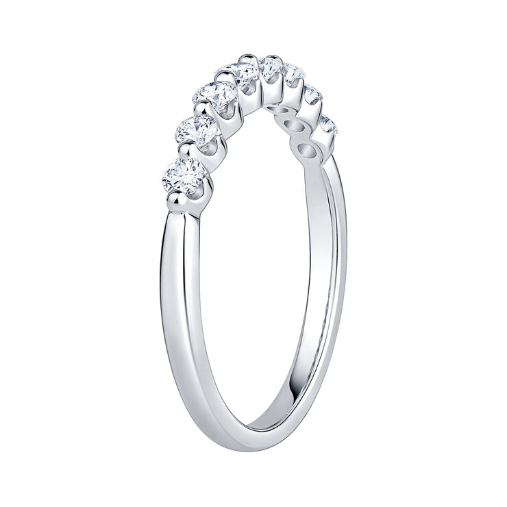 Anillo de Aniversario de Diamantes 0.40ctw, Oro Blanco de 14K — Imagen 4 de 4