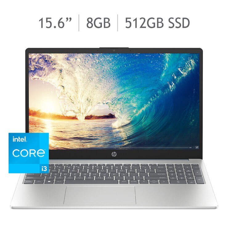 HP 15-fd0026la Laptop 15.6" Full HD Intel Core i3 8GB 512GB SSD — Imagen 1 de 4