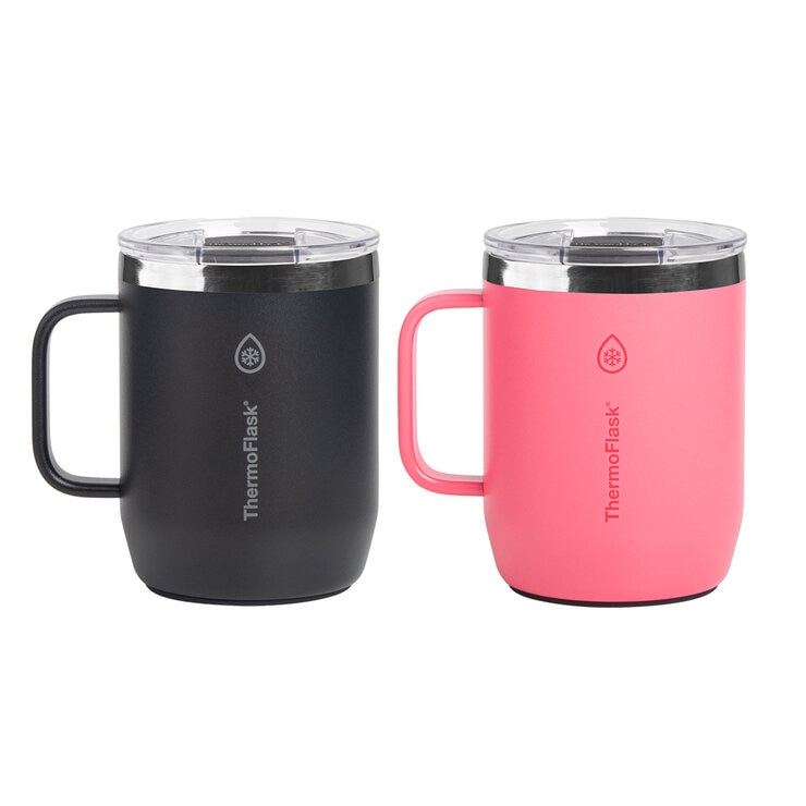 ThermoFlask Taza Para Cafe Con Aislamiento Al Vacio 2 Piezas — Imagen 1 de 2