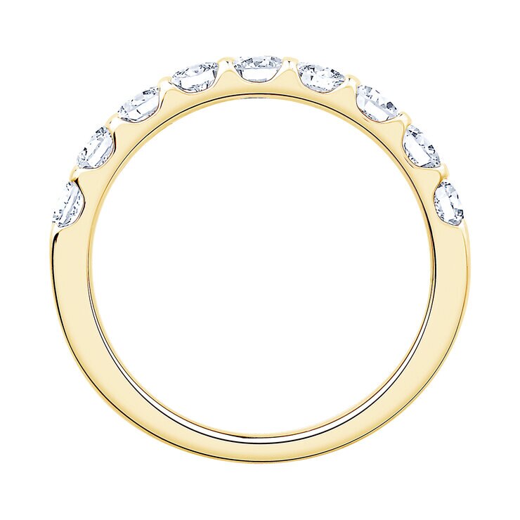 Anillo, 1.00ctw Diamantes, Oro Amarillo de 14K — Imagen 2 de 4