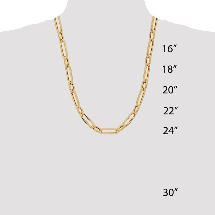 Cadena, Oro Amarillo de 14K, 60.96cm — Imagen 3 de 4