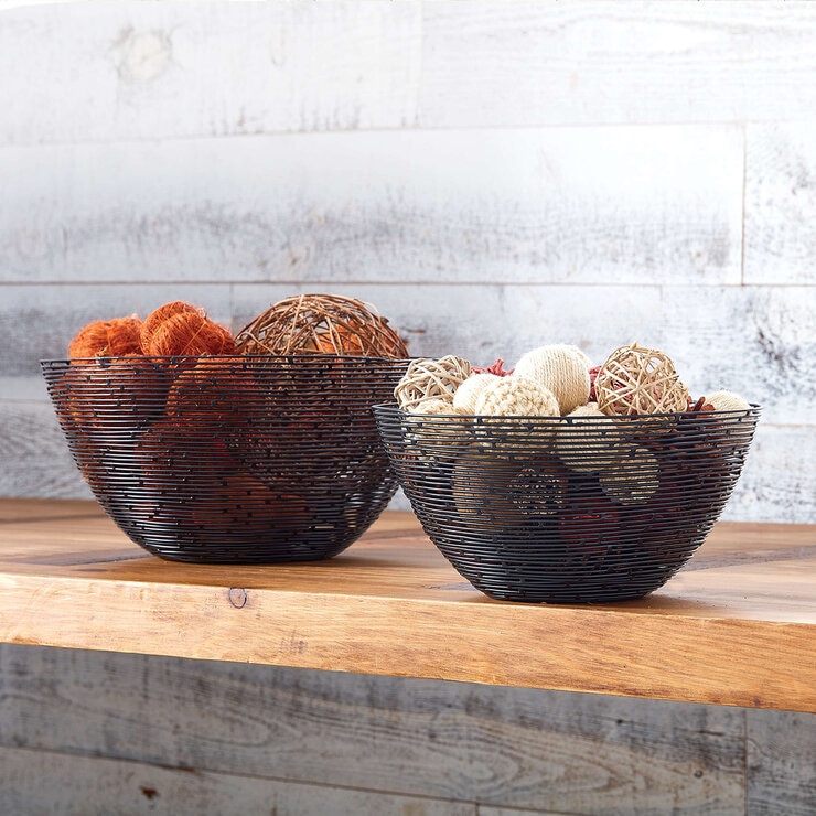 Gourmet Basics by Mikasa Set de 2 Canastas de Alambre — Imagen 3 de 4
