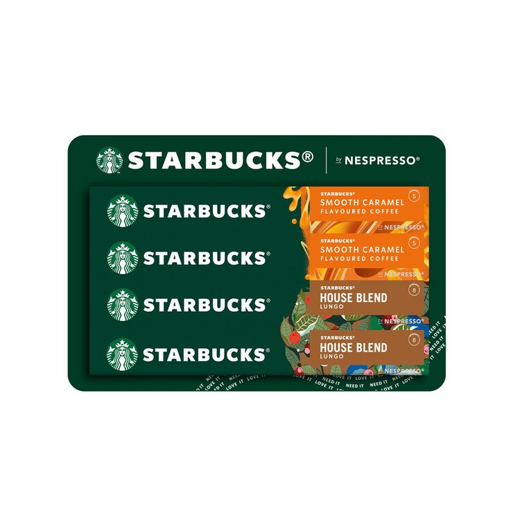 Starbucks Cápsulas Nespresso House Blend y Caramel 40 Cápsulas  — Imagen 1 de 4