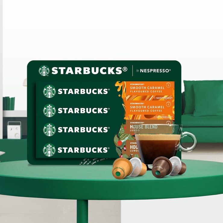 Starbucks Cápsulas Nespresso House Blend y Caramel 40 Cápsulas  — Imagen 3 de 4