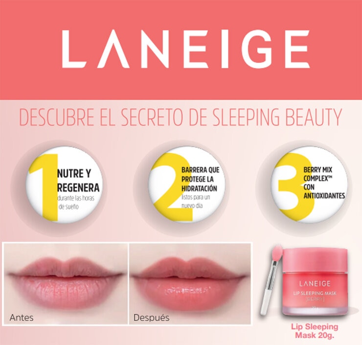 Laneige Mascarilla para Labios 2 pzas  — Imagen 3 de 4