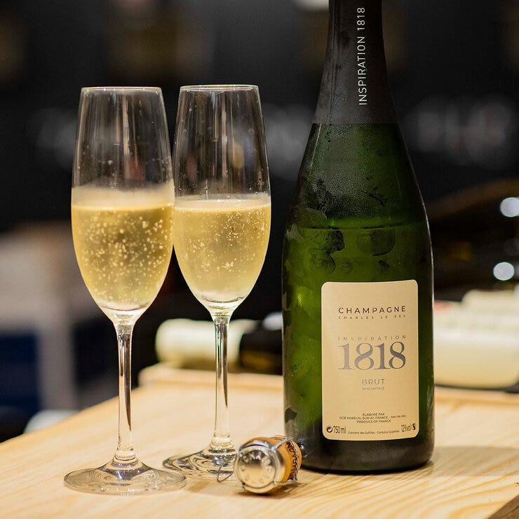 Champagne Charlses Le Bel Inspiration 1818 Brut 750 ml — Imagen 2 de 3