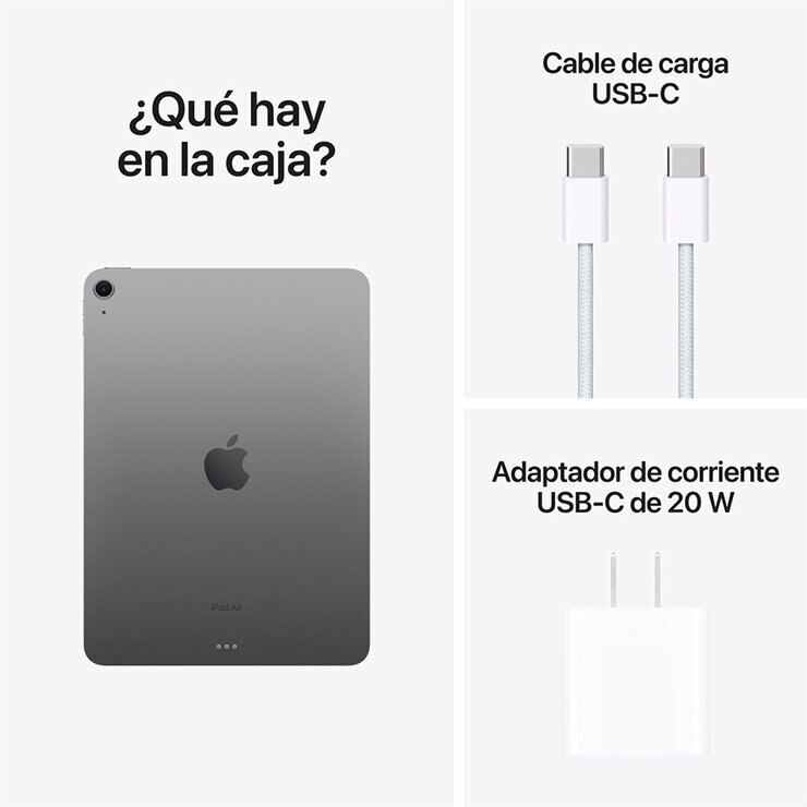 Apple iPad Air 11" Wi-Fi 256GB Gris Espacial — Imagen 4 de 4