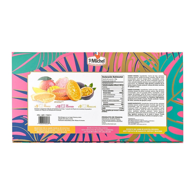 St Michel Mini Tartaletas Francesas de Frutas Tropicales 540 g — Imagen 2 de 2