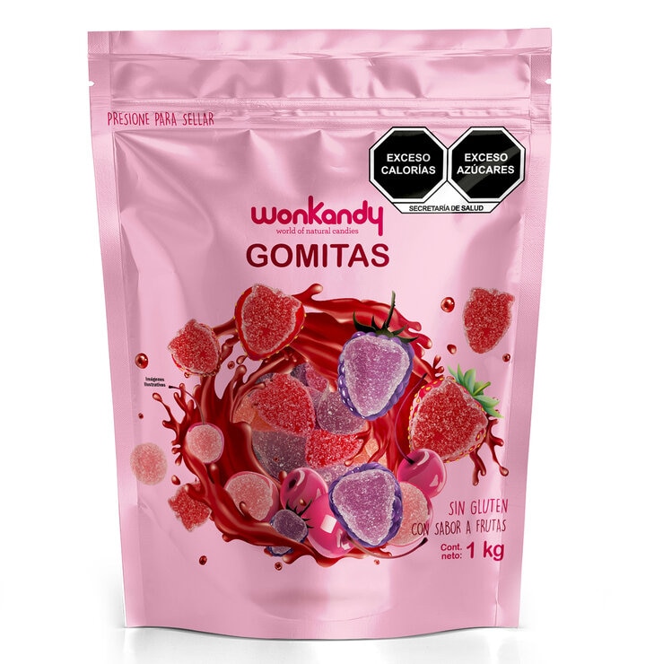 Wonkandy Gomitas con Sabor a Frutas 1 kg — Imagen 1 de 2